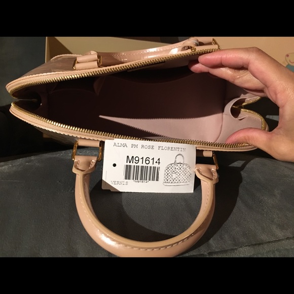Louis Vuitton ALMA PM ROSE FLORENTIN VERNIS - Picture 2 of 5
